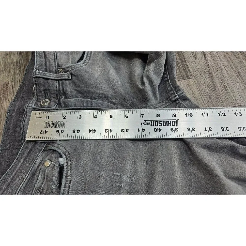 (3/$35) &Denim By H&M Size 28‎ Skinny Ankle Regular Waist Distressed Grey Jeans